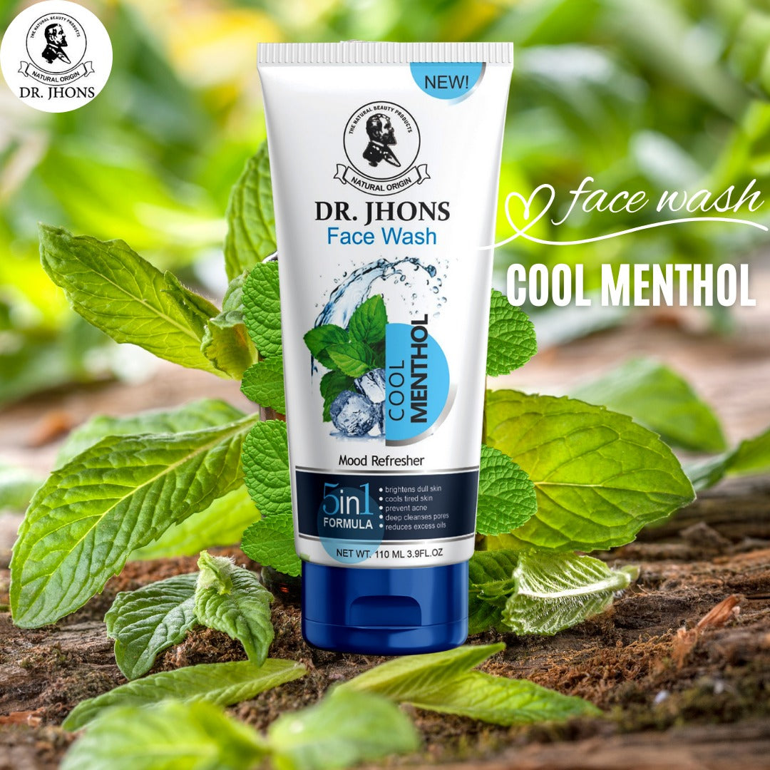 Cool Menthol Face Wash – 5 in 1 Formula - Dr Jhons Skin Care