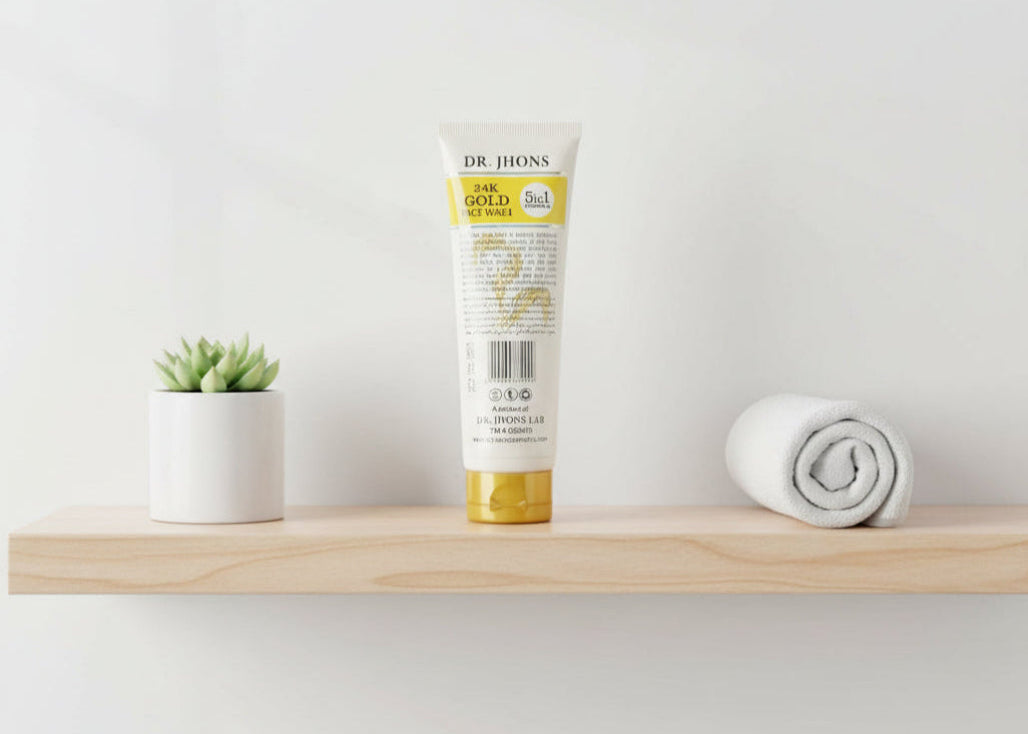 24K GOLD FACE WASH - Dr Jhons Skin Care