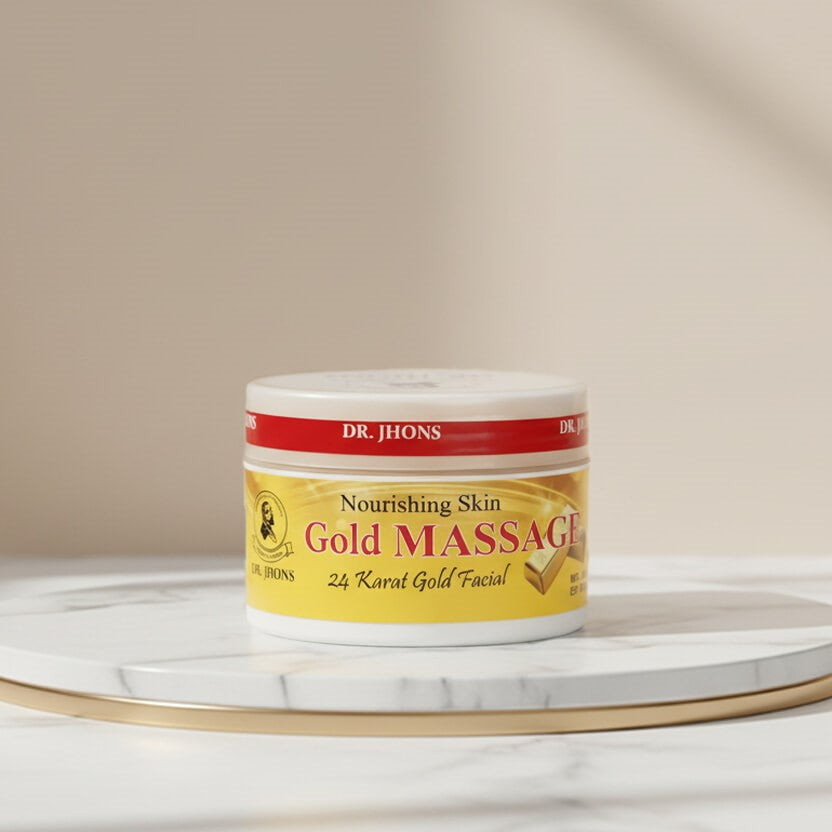24K GOLD MASSAGE CREAM JAR - Dr Jhons Skin Care
