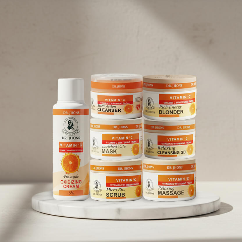 VITAMIN C FACIAL SET JAR - Dr Jhons Skin Care